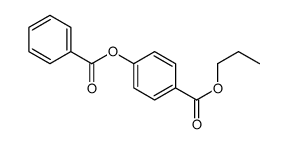 propyl 4-benzoyloxybenzoate结构式