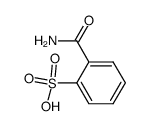 2-carbamoylbenzenesulfonic acid结构式