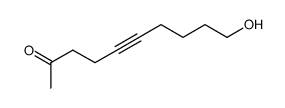 10-hydroxy-5-decyne-2-one结构式