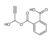 2-(1-hydroxyprop-2-ynoxycarbonyl)benzoic acid结构式