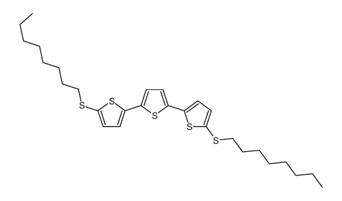 2,5-bis(5-octylsulfanylthiophen-2-yl)thiophene Structure