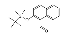 2-(tert-butyldimethylsilyloxy)naphthalene-1-carbaldehyde结构式