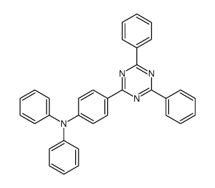 4-(4,6-diphenyl-1,3,5-triazin-2-yl)-N,N-diphenylaniline结构式