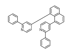 2-phenyl-4-[8-(2-phenylpyridin-4-yl)naphthalen-1-yl]pyridine Structure