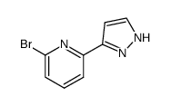 2-bromo-6-(1H-pyrazol-1-yl)pyridine Structure