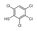 2,3,4,6-tetrachlorobenzenethiol结构式