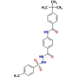 4-tert-butyl-N-[4-({2-[(4-methylphenyl)sulfonyl]hydrazino}carbonyl)phenyl]benzamide Structure