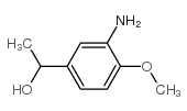 1-(3-amino-4-methoxyphenyl)ethanol结构式