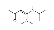 4-(dimethylamino)-4-(propan-2-ylamino)but-3-en-2-one结构式