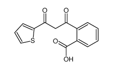 2-(3-oxo-3-thiophen-2-ylpropanoyl)benzoic acid结构式