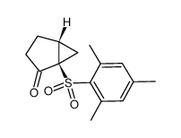 (1R,5R)-2-oxo-1-(2,4,6-trimethylphenylsulfonyl)bicyclo[3.1.0]hexane Structure