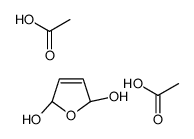acetic acid,(2S,5R)-2,5-dihydrofuran-2,5-diol结构式