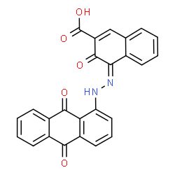 4-[(9,10-dihydro-9,10-dioxo-1-anthryl)azo]-3-hydroxy-2-naphthoic acid Structure