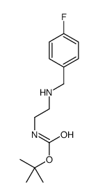 Carbamic acid, [2-[[(4-fluorophenyl)Methyl]amino]ethyl]-, 1,1-dimethylethyl ester (9CI) picture