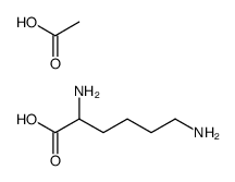 L-lysine acetate Structure