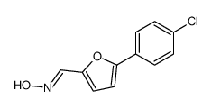 5-(4-chloro-phenyl)-furan-2-carbaldehyde oxime Structure