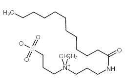 3-[3-(dodecanoylamino)propyl-dimethylazaniumyl]propane-1-sulfonate Structure