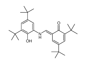 (6Z)-2,4-ditert-butyl-6-[(3,5-ditert-butyl-2-hydroxyanilino)methylidene]cyclohexa-2,4-dien-1-one Structure
