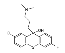 2-chloro-9-[3-(dimethylamino)propyl]-6-fluorothioxanthen-9-ol Structure