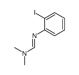 N'-(2-iodophenyl)-N,N-dimethylmethanimidamide结构式