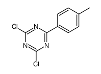 2,4-dichloro-6-(4-methylphenyl)-1,3,5-triazine结构式