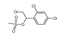 2,4-Dichloro-alpha-(chloromethyl)benzenemethanol methanesulfonate结构式