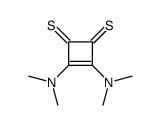 3,4-bis(dimethylamino)cyclobut-3-ene-1,2-dithione Structure