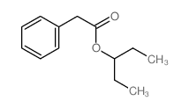 pentan-3-yl 2-phenylacetate Structure
