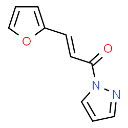 1H-Pyrazole,1-[3-(2-furanyl)-1-oxo-2-propenyl]-(9CI)结构式