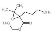 ethyl 2-butyl-3,3-dimethyl-oxirane-2-carboxylate Structure
