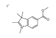 methyl 1,2,3,3-tetramethylindol-1-ium-5-carboxylate,iodide Structure