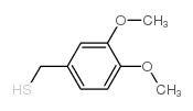 3,4-DIMETHOXYBENZYL MERCAPTAN结构式