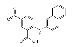 2-(naphthalen-2-ylamino)-5-nitrobenzoic acid Structure