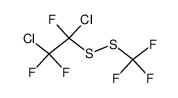 1,2-dichlorotrifluoroethyl(trifluoromethyl)disulfane Structure