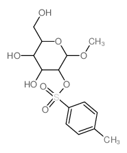 2-(hydroxymethyl)-6-methoxy-5-(4-methylphenyl)sulfonyloxy-oxane-3,4-diol Structure