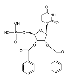 O2',O3'-dibenzoyl-[5']uridylic acid结构式