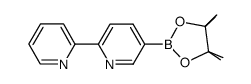 2,2'-BIPYRIDINE, 5-(4,4,5,5-TETRAMETHYL-1,3,2-DIOXABOROLAN-2-YL)- Structure