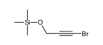 3-bromoprop-2-ynoxy(trimethyl)silane结构式