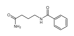 4-benzoylamino-butyric acid amide结构式