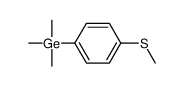 trimethyl-(4-methylsulfanylphenyl)germane结构式