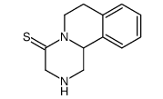 4H-Pyrazino[2,1-a]isoquinoline-4-thione,1,2,3,6,7,11b-hexahydro-结构式