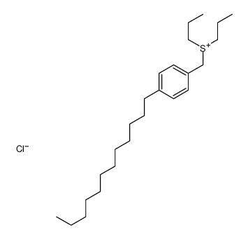 (4-dodecylphenyl)methyl-dipropylsulfanium,chloride Structure