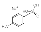 Benzenamine, 4-stibono-, disodium salt结构式