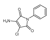 2-amino-3-chloro-N-phenylmaleimide结构式