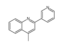 4-methyl-2-pyridin-3-ylquinoline结构式