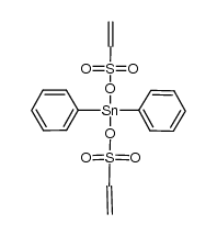diphenylstannanediyl diethenesulfonate结构式