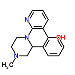 2-(4-Methyl-2-phenyl-1-piperazinyl)-3-pyridinemethanol structure