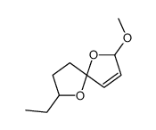7-ethyl-2-methoxy-1,6-dioxaspiro[4.4]non-3-ene Structure