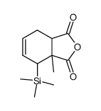 3a-Methyl-4-trimethylsilanyl-3a,4,7,7a-tetrahydro-isobenzofuran-1,3-dione Structure