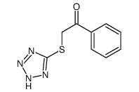 1-phenyl-2-(2H-tetrazol-5-ylsulfanyl)ethanone结构式